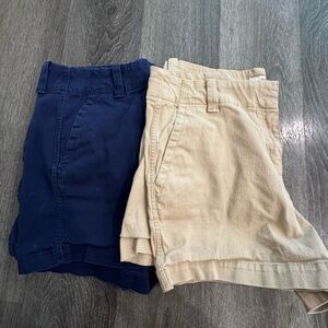 Vineyard Vines Navy and Tan Shorts Set